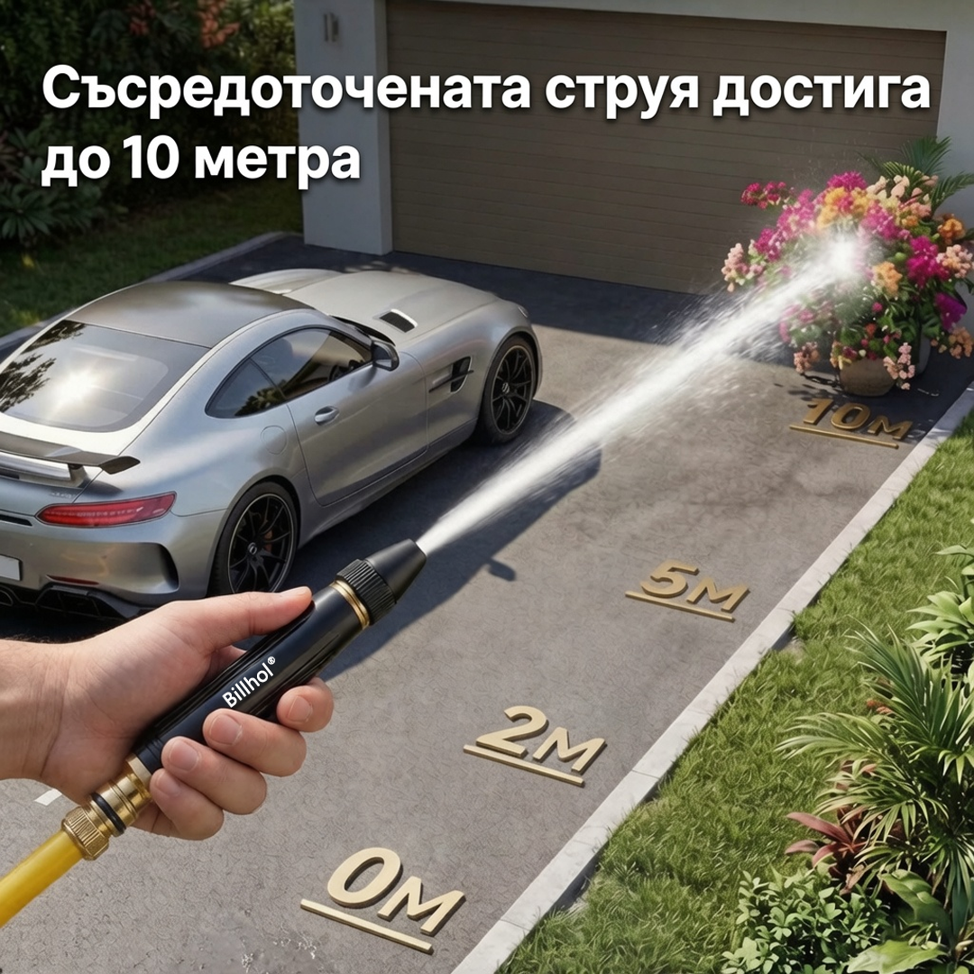 💥 ПОСЛЕДЕН ШАНС: Най-ниска цена за всички времена! │ 𝐁𝐢𝐥𝐥𝐡𝐨𝐥® 🚪 Пистолет за високо налягане – Максимална мощност за автомобили и градини
