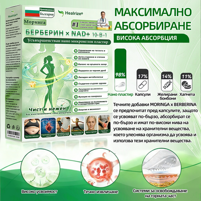 Плащане при доставка | 🤶𝑯𝒆𝒂𝒍𝒓𝒊𝒛𝒆® 𝑴𝒐𝒓𝒊𝒏𝒈𝒂 · 𝑩𝒆𝒓𝒃𝒆𝒓𝒊𝒏𝒆 × 𝑵𝑨𝑫+ 10-в-1 Усъвършенстван𝒂 нано микр𝒐иглена лепенка🌱(Само веднъж на ден, видими промени за 7 дни) 🛒 При затлъстяване, отпусната кожа, диабет, сънна апнея, ставни проблеми и още